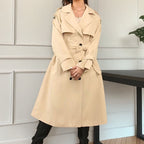 Chic Oversized Raincoat with Adjustable Waist
