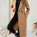 Elegant Women's H-Line Trench Coat with Adjustable Belt