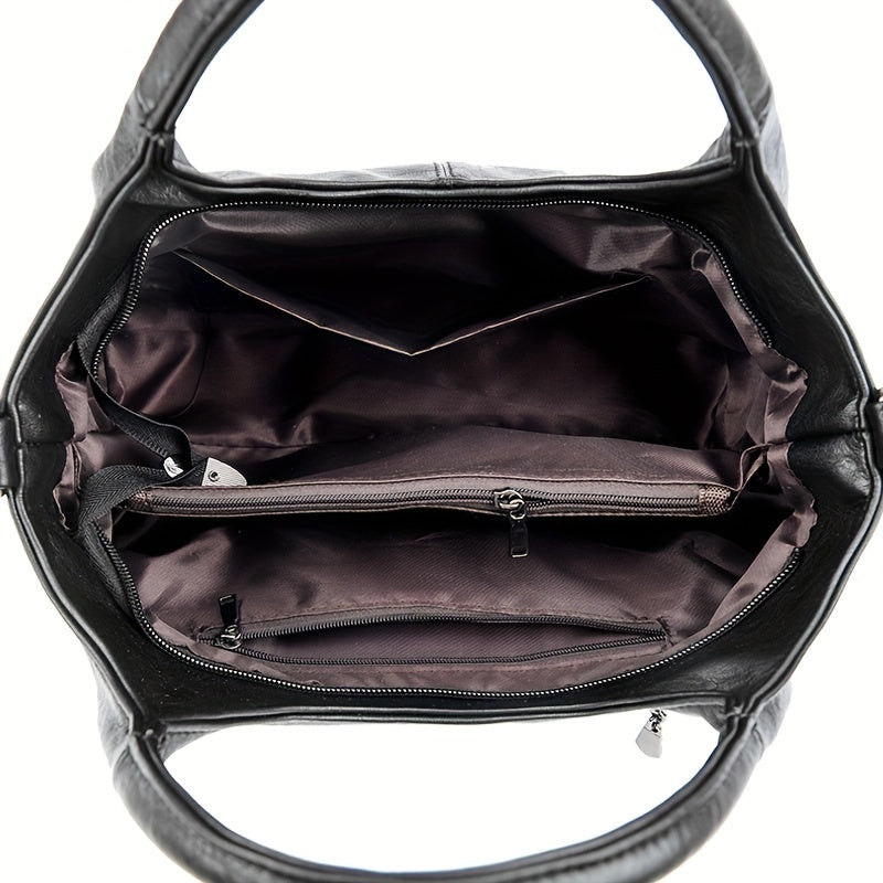 Carteira de Mão PU de Alta Qualidade, Simples e Casual para Banquete, Compras e Viagem