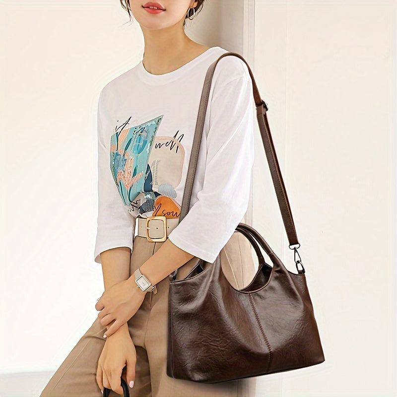 Carteira de Mão PU de Alta Qualidade, Simples e Casual para Banquete, Compras e Viagem