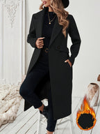 Casaco Trench Elegante Feminino H-Line - Roupa Exterior Formal e Diária, Casaco de Inverno Lavável à Máquina com Cinto Ajustável, Silhueta H Estruturada para Escritório, Festas, Looks Casuais - Roupa Feminina para Todas as Estações, Roupa de Festa, Design Sofisticado
